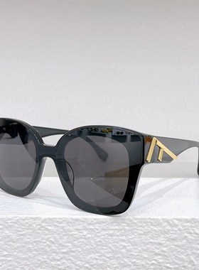 新款2023夏季旅行遮阳墨镜男女40098I时尚方R形太阳眼镜黑李沁绿