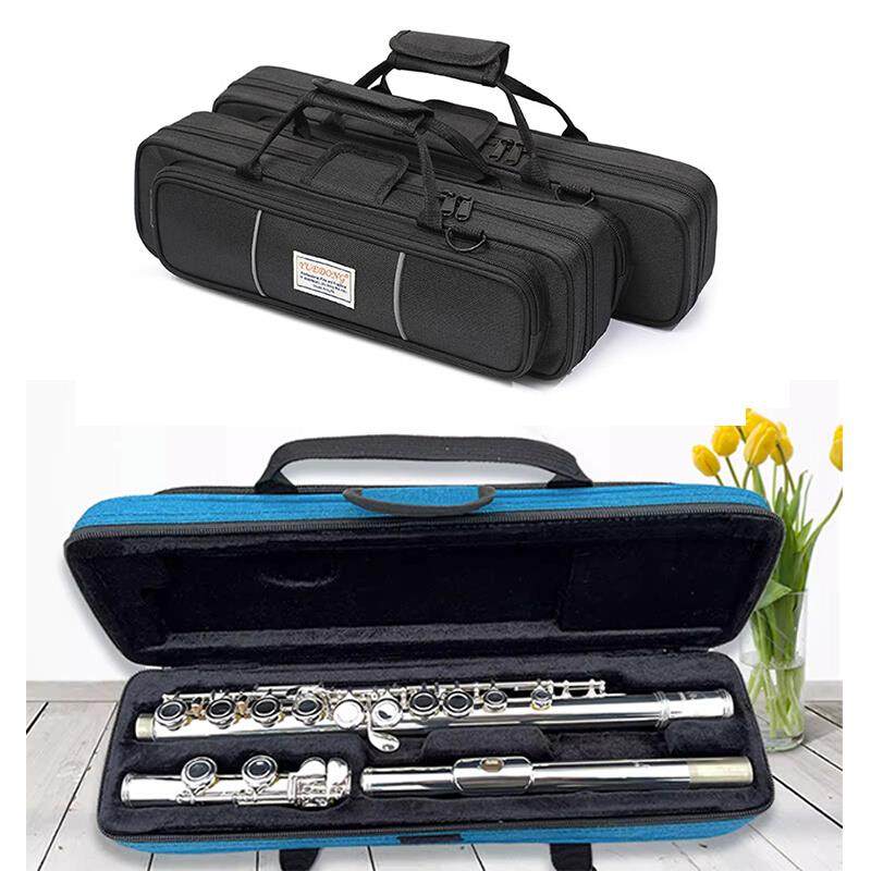 。16孔17孔长笛盒乐器盒轻体长笛盒子箱子手提肩背乐器箱包抗压