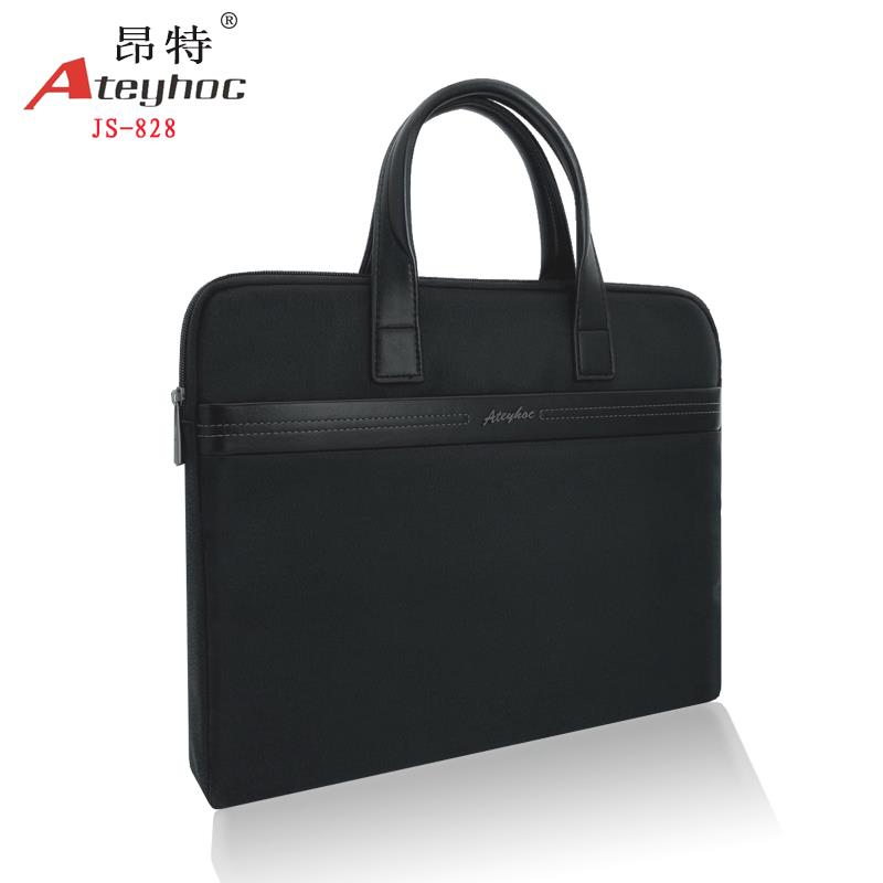 昂特JS-828新潮公文包 会议文件包 差旅电脑包 超纤皮手提把手