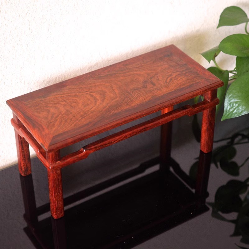 微缩小家具摆件红木模型书房客厅微型工艺品小叶紫檀海黄面板迷你