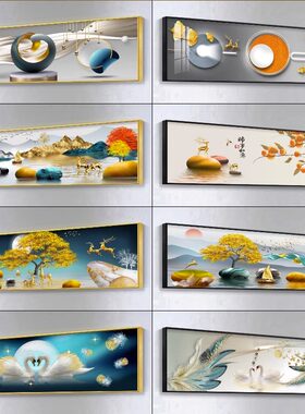 新款卧室床头装饰画主卧房间挂画客厅主卧室墙面画酒店高级感壁画