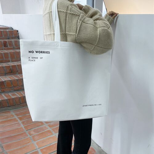 服装店加厚手提无纺布袋印刷LOGBO高档环保袋订制广告女装衣服袋