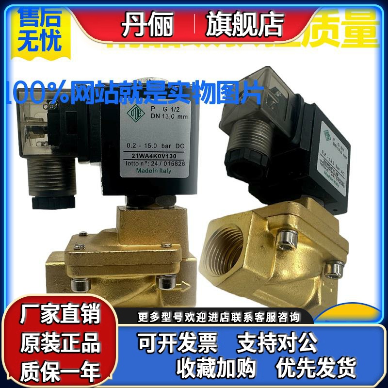 ODE电磁阀21WA4K0V130 21W3KV190 21W4KB250二通水阀AC220V DC24V