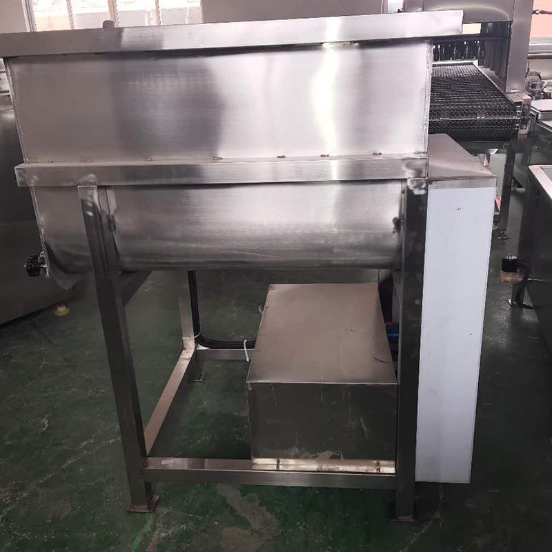 新款不锈钢真拌馅机 双轴动肉馅搅拌空机 鱼泥康拌馅自KIR机器汇