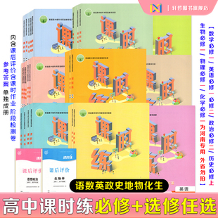 2026课时练高中语文数学英语物理化学生物思想政治历史地理必修上下一二三选修一二三四册新课程学习评价方案含课时评价作业检测卷