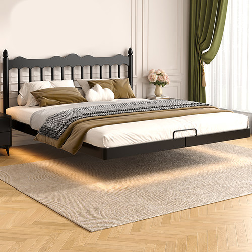 加厚不锈钢悬浮铁艺床