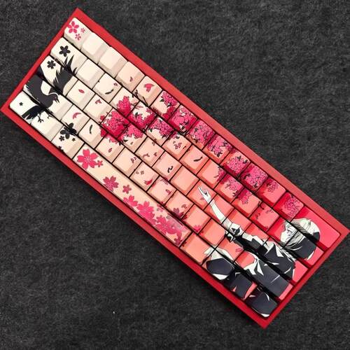 Sakura Raven复刻键帽侧刻透光原厂高度