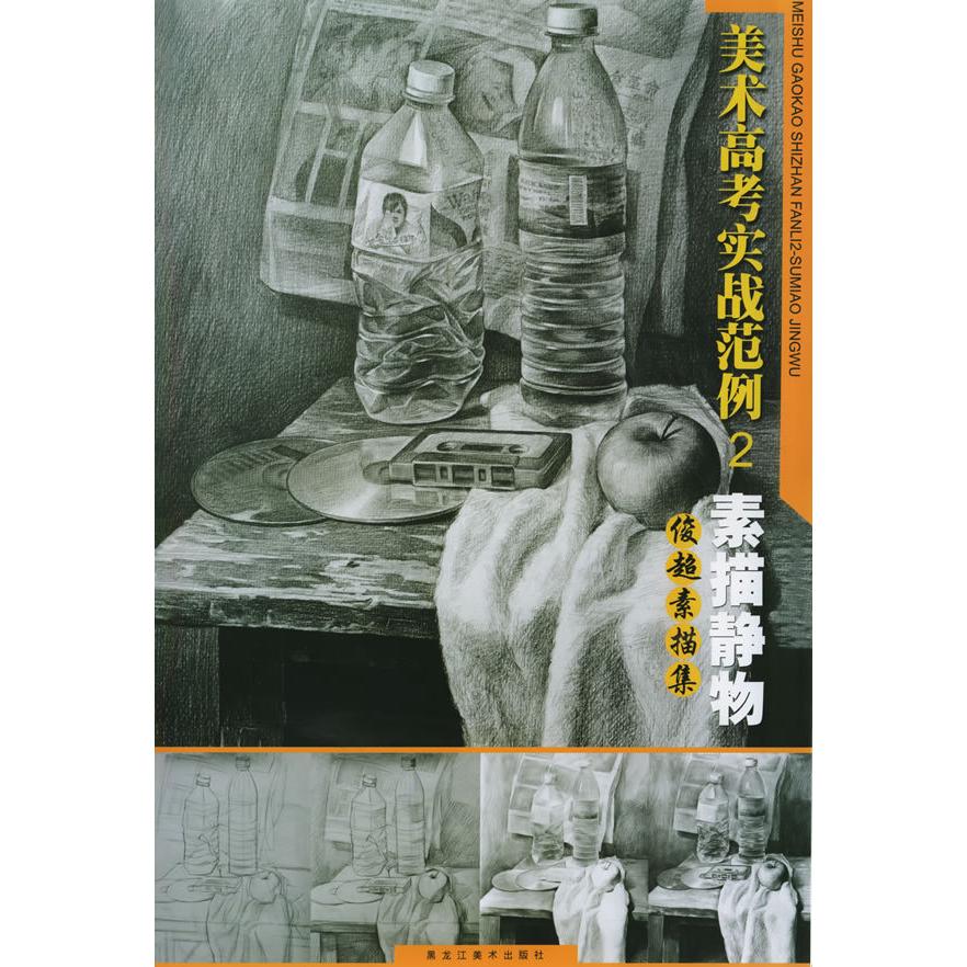 正版美术高考实战范例2：素描静物&mdash;俊超素描集（附VCD光盘一张）