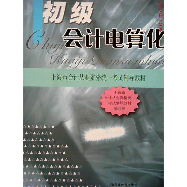正版初级会计电算化