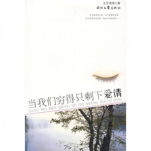 正版当我们穷得只剩下爱情/青春小说纸风筝丛书/玉宇清澄