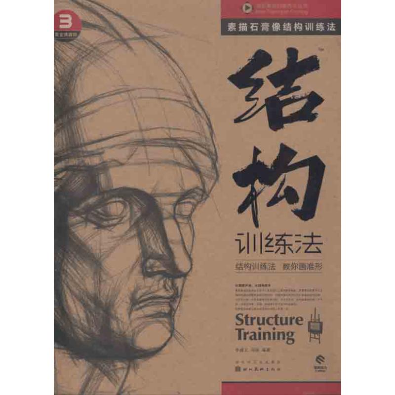 正版素描石膏像结构训练法结构训练法