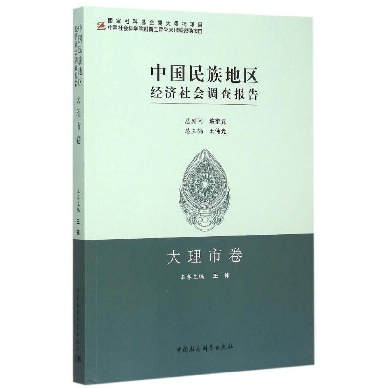 正版大理市卷/中国民族地区经济社会调查报告