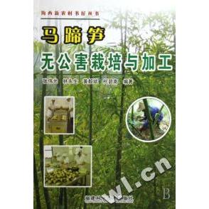 正版马蹄笋无公害栽培与加工/海西新农村书屋丛书