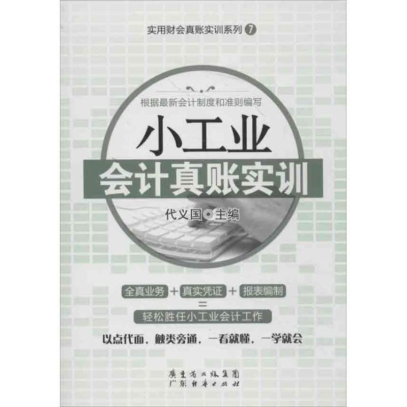 正版小工业会计真账实训