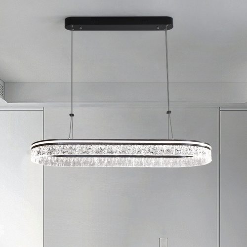 黑色裂纹新款餐厅吊灯中山厂灯饰