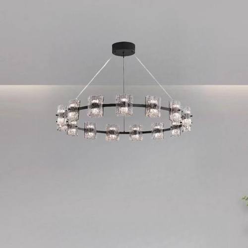 玻璃意式极简吊灯餐厅卧室现代简