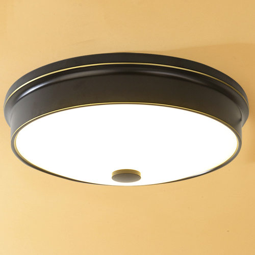 美式吸顶灯LED卧室吸顶过道圆形