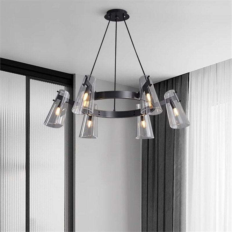 现代简约全铜吊灯客厅长条餐厅卧室灯罩朝下美式意式风高端装饰灯,家装灯饰光源,客厅吊灯,淘宝优惠券,粉丝福利购,淘宝优惠卷