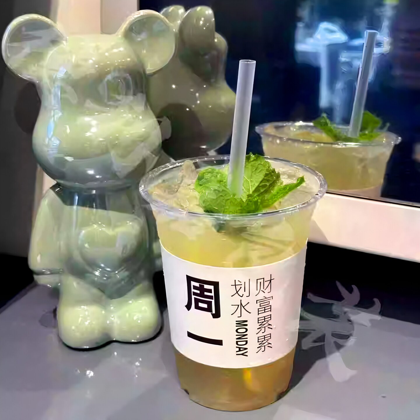 千变98口径pet暴打柠檬果汁杯奶茶杯一次性带盖冷饮咖啡商用打包