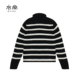 100%山羊绒 秋冬款 高领夹条基础女装 衣尚 套头衫