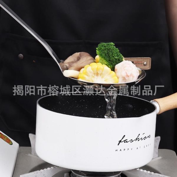 柄炒菜铲子漏勺加厚汤勺铲不锈钢锅无木大漏勺厨房套装烹饪批发磁