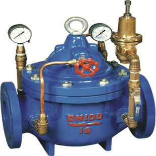 苏纽200X法兰减压稳压阀_铸铁法兰可调式 减压稳压阀