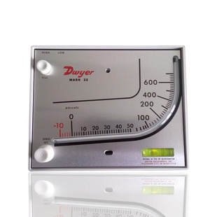 德威尔红油压差计方形差压表倾斜式测压装置人防微压计-10~600PA