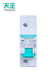 天正电气 空气开关家用断路器125a壳架 短路保护C型祥云3.0