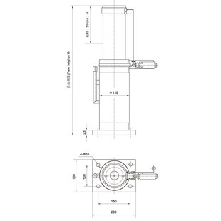 175YH2 YH5 240 270W YH4 河北东方富达轿厢底坑油压缓冲器YH1