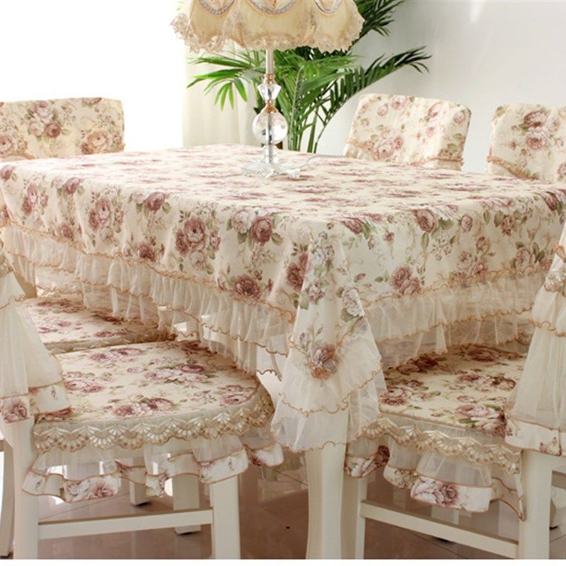 茶几桌布长方形j餐桌布椅垫台布艺套装蕾丝椅子套罩W餐椅套欧式田,居家布艺,桌布,淘宝优惠券,粉丝福利购,淘宝优惠卷
