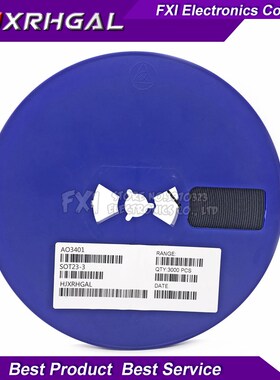 3000pcs AO3401A SMD rP-Channel 30V 4A (Ta) 1.4W (Ta) mosfet