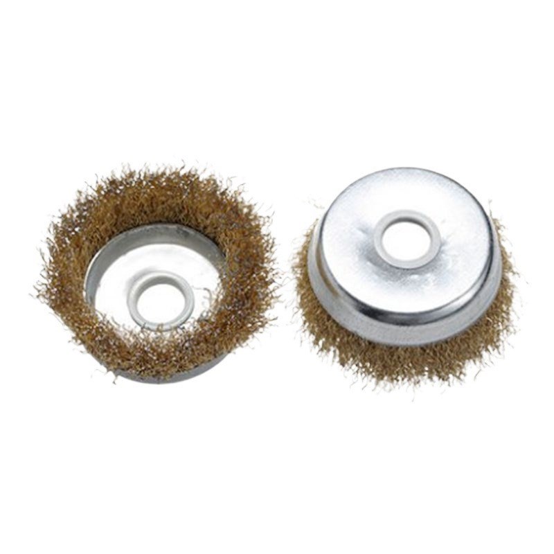 速发角磨机碗型钢丝轮钢丝球碗形钢丝E刷铜丝轮打磨除锈抛光轮100