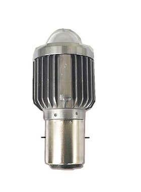 电动车灯泡led强光摩p托车大灯超亮内置鬼火踏板电瓶前灯12v48V35