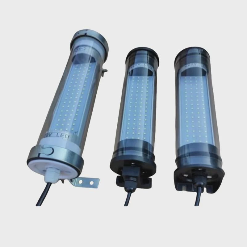 cnc数控车220vled油24v防水jy37荧光照明灯管leUd旋转机床工作灯