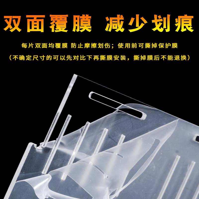 鱼缸水培植物固j定架壁挂水培器皿定植篮亚克力花盆定植蓝加深水