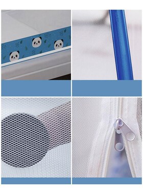 Three-door Student Bunk Bed Mosquito INet Dormitory 5 Sizes