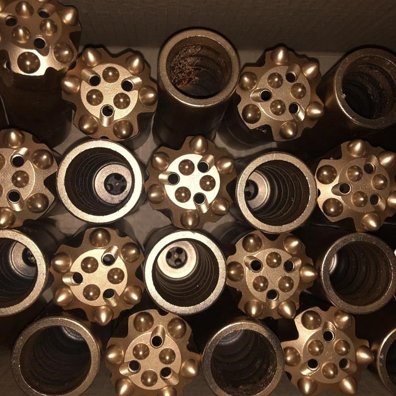 R32-45钻头 螺纹台车钻t头43液压凿岩台钻头R32螺纹钻杆球齿钎头,五金/工具,其他丝锥,淘宝优惠券,粉丝福利购,淘宝优惠卷