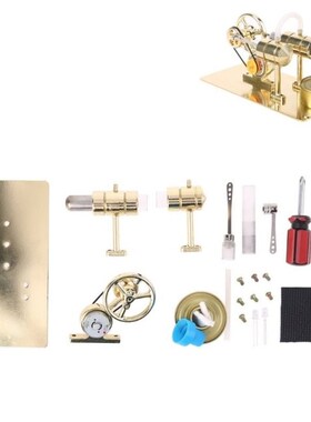\rHot Airf All Metal Stirling Engine Motor Power Generator A