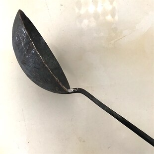 手工锻打铁铲子铁勺子饭店食堂炒勺大锅铲厨师铁铲Y铁勺一体铲