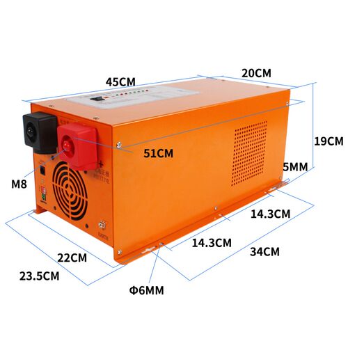 TYTXRV 房车改装12V 3000W 纯正J弦波工频逆变器充电逆变一体机