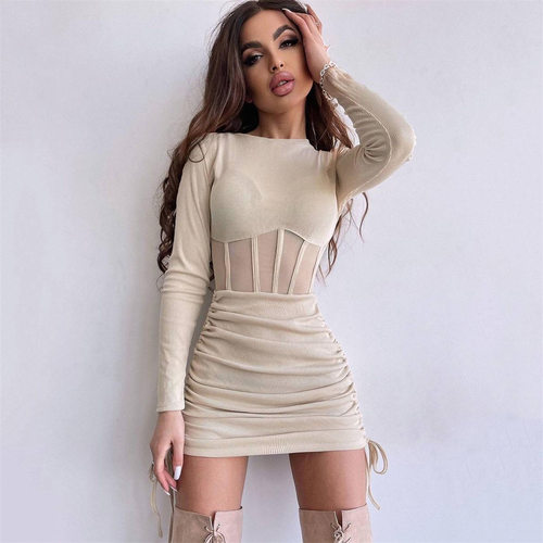 womenclothes网纱镂空收