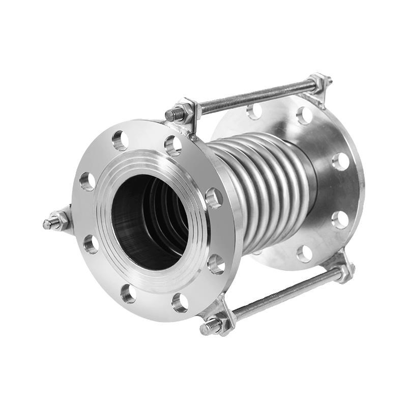 不锈钢法兰补偿器304伸缩膨胀节加厚连接管316真R空拉杆波纹管DN5