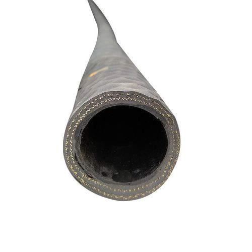 钢丝缠绕胶管 泥排水排红头橡胶管道 水I利工程加厚黑色12m橡胶管