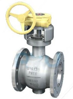 DY6100补偿式调节半球阀 法兰球阀国标DHN80 100 125 150