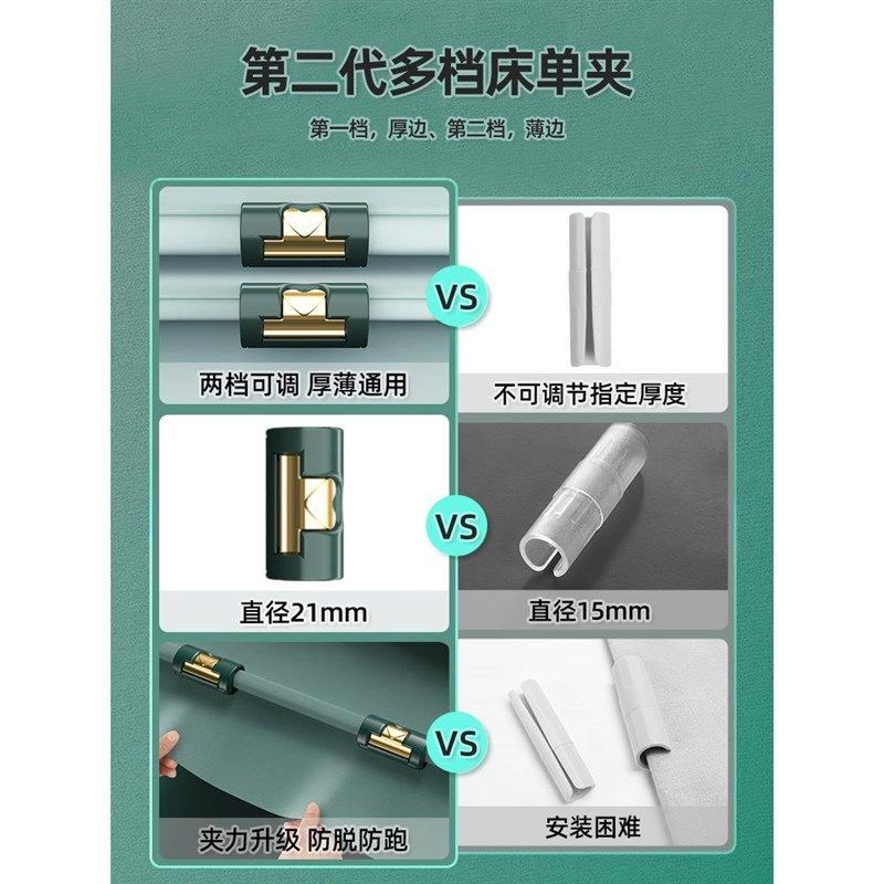 床单固定器新款固定被子r神器被单不移位家用床笠床罩被套防滑夹,收纳整理,被子固定器,淘宝优惠券,粉丝福利购,淘宝优惠卷