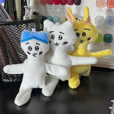 chiikawa小八吉伊乌萨奇丑萌抽象可动玩偶挂件无白边包包公仔挂件