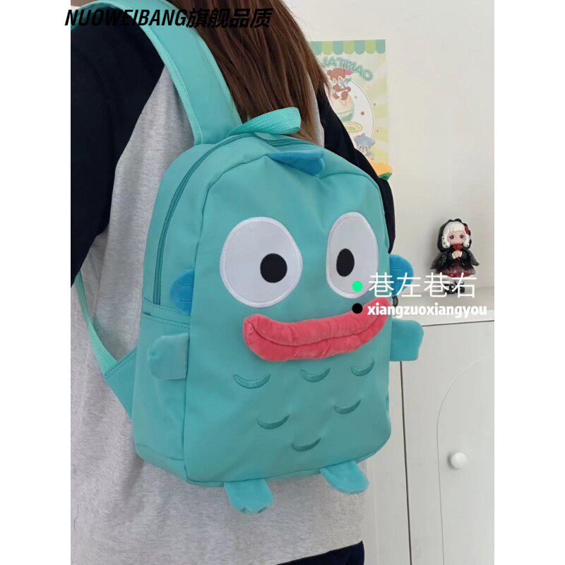 【巷左巷右】小丑鱼可爱丑萌双肩包中学生初中生背包学院风书包