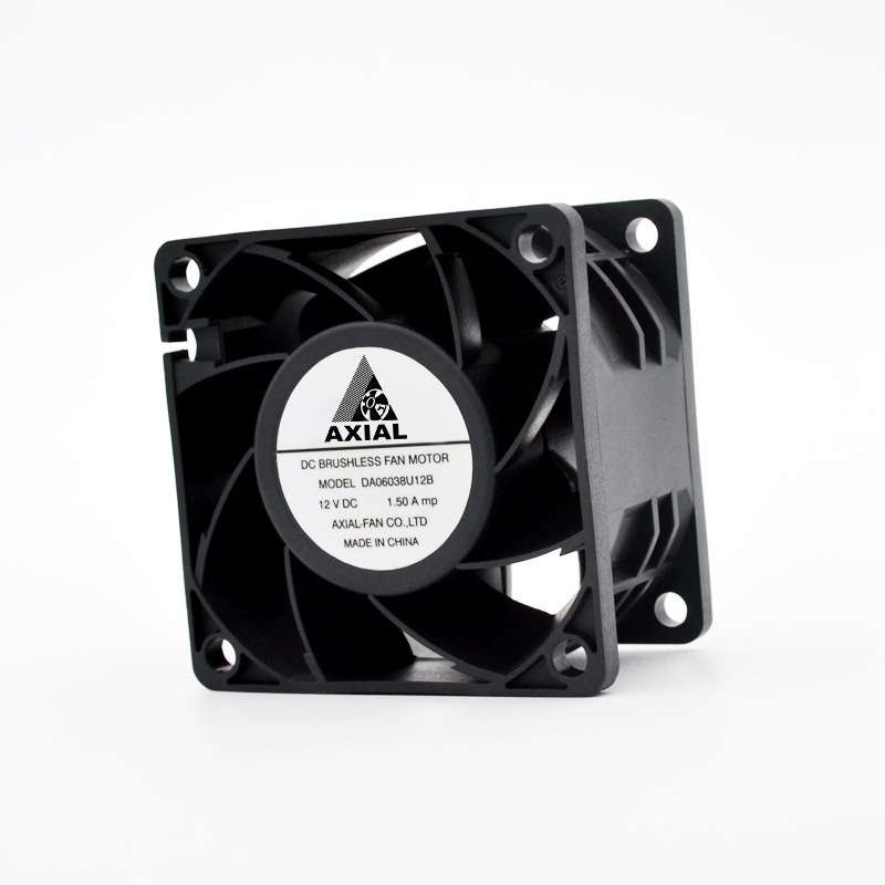 Axial12v24v6038直流增压散热风扇可替Nidec60x60x38mm双滚珠风扇
