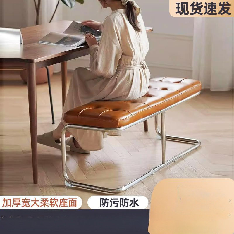 换鞋凳门口可坐长条凳子轻奢软包餐椅餐凳休闲凳卧室床尾凳沙发凳