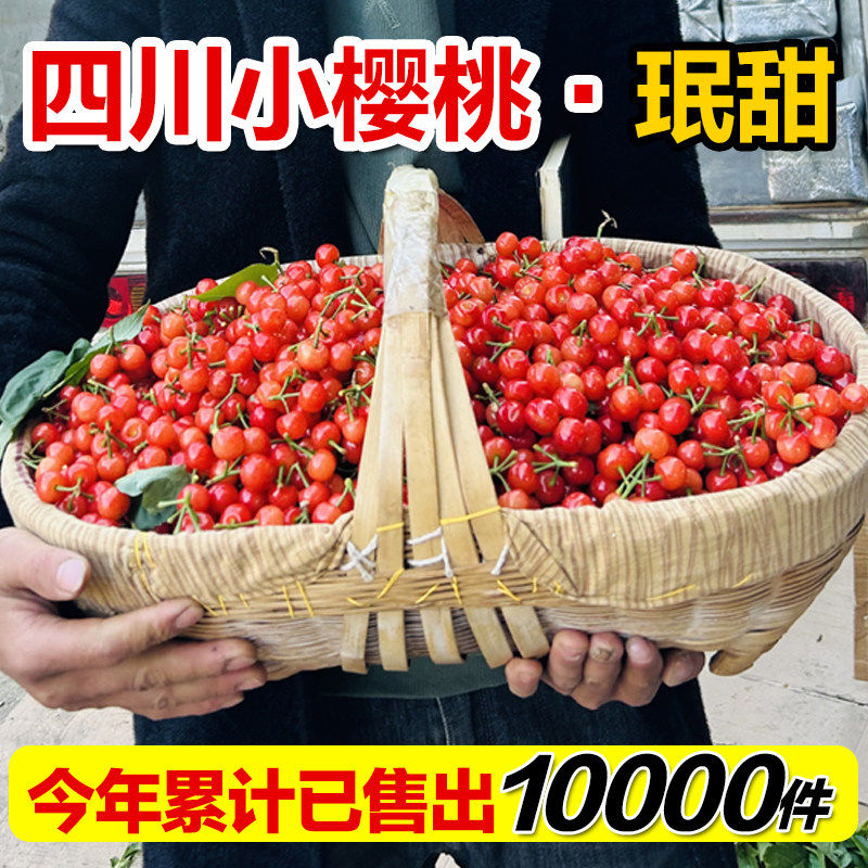 顺丰空运四川攀枝花米易小樱桃新鲜孕妇水果酸甜3斤非车厘子西昌